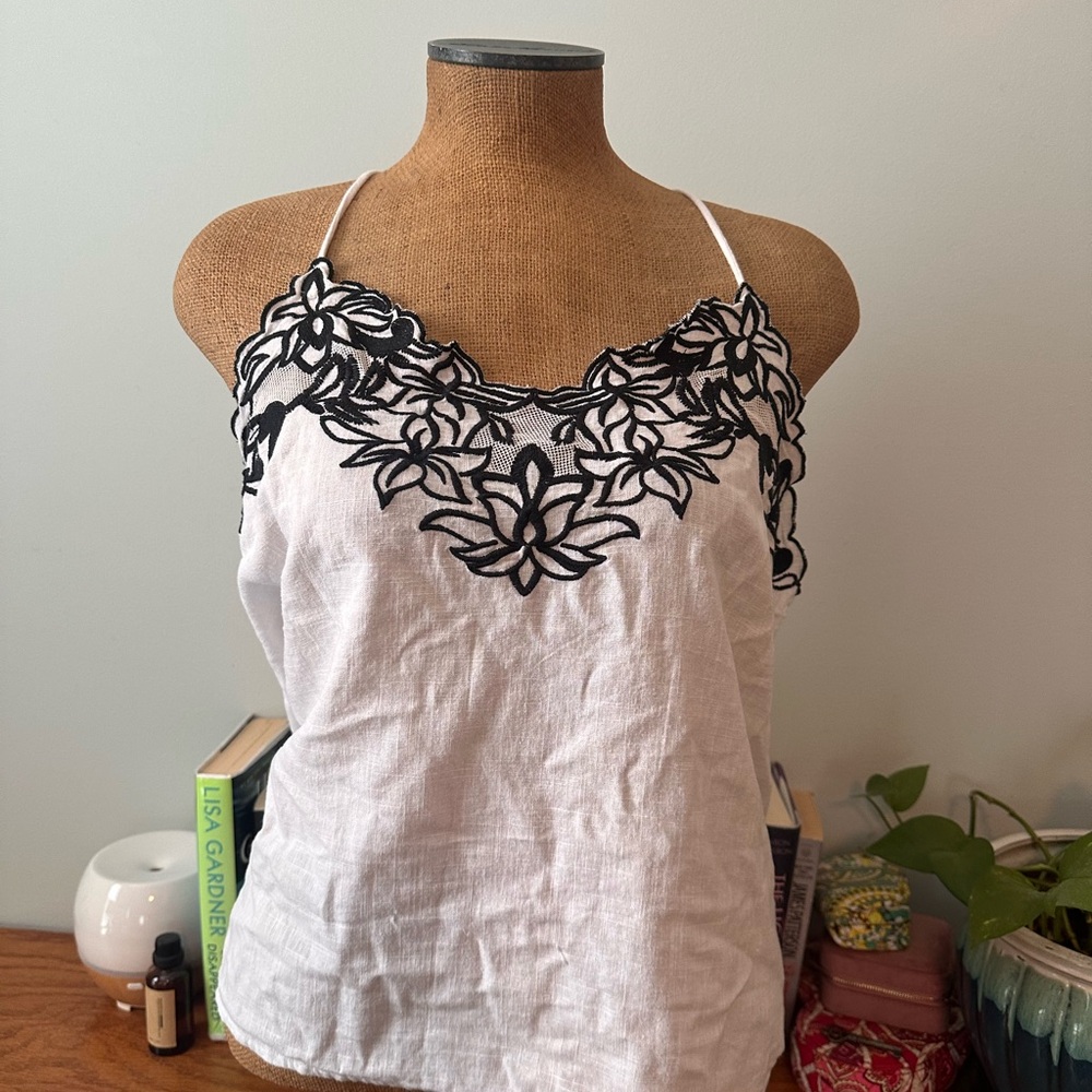 EXPRESS Linen Tank Top